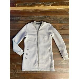 Helly Hansen Women’s Gray Zip Front Jacket Textured Knit Size Small